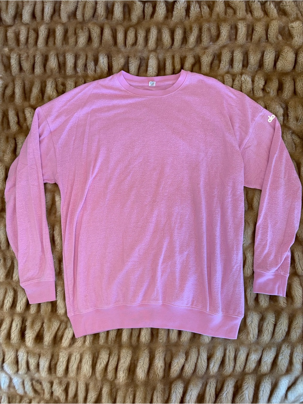Alo Yoga Soho Pullover Parisian Pink Small 💖